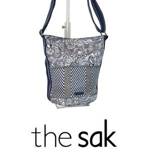 THE SAK: SAK ROOTS COLLECTION Floral Boho Shoulder/Crossbody bucket Bag